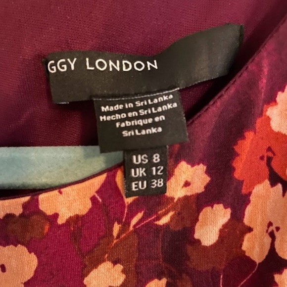 Maggy London Floral dress sz 8 NWT - Picture 3 of 8